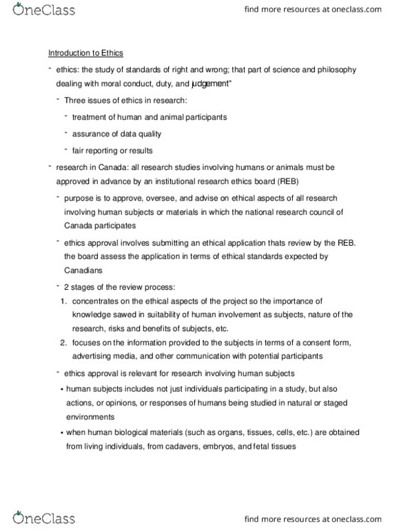 Statistical Sciences 2037A/B Lecture Notes - Lecture 5: Institute For Operations Research And The Management Sciences, Natural Sciences And Engineering Research Council thumbnail