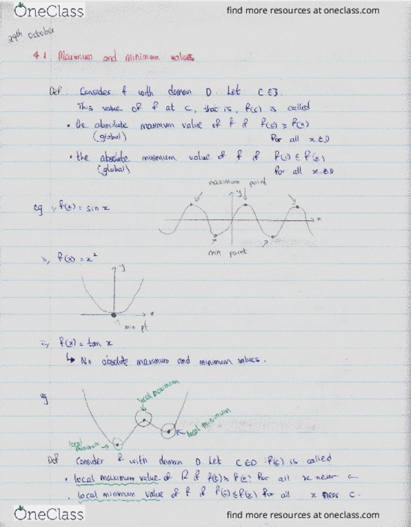 MATH100 Lecture Notes - Lecture 24: Massachusetts Route 2 cover image