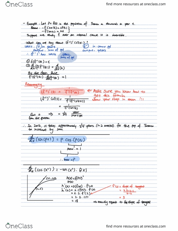 MAT135H1 Lecture 15: 3.5+3.6 derivative of trig function and inverse function cover image