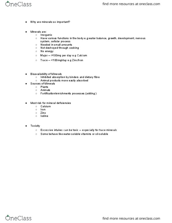 MEDI110 Lecture Notes - Lecture 22: Dietary Fiber, Fluid Balance, Thyroid thumbnail