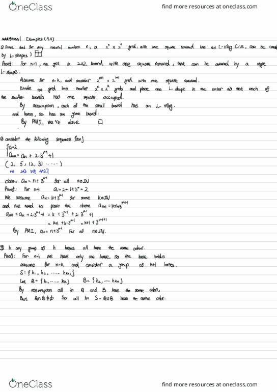 MAT102H5 Lecture Notes - Lecture 24: Natural Number thumbnail