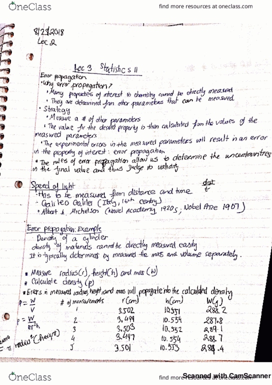 CHEM 2021 Lecture 4: Chem_2021_Lect4_Statistics II thumbnail