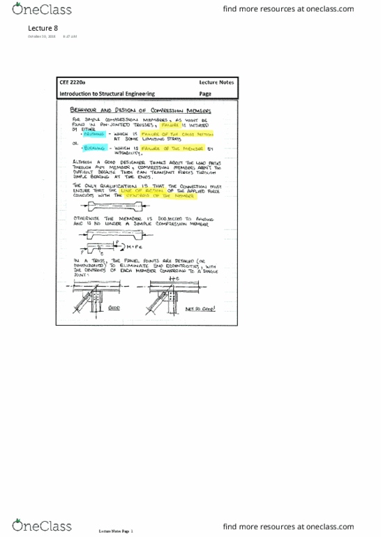 Civil and Environmental Engineering 2220A/B Lecture 8: Lecture 8 thumbnail