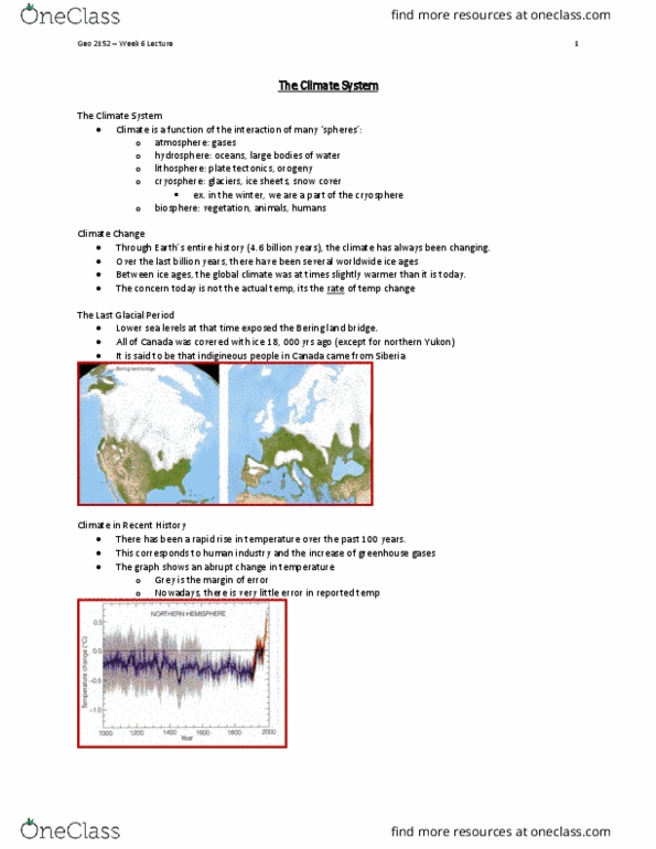 Geography 2152F/G Lecture 6: Geo 2152 Week 6 Lecture - Climate Change thumbnail