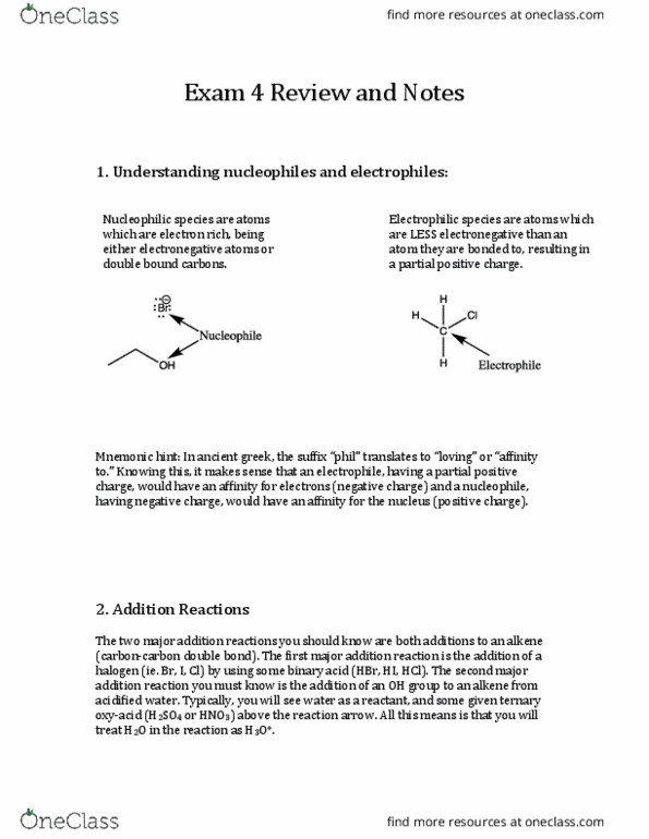 CHEM 152 Lecture Notes - Lecture 4: Addition Reaction, Oxoacid, Electrophile thumbnail