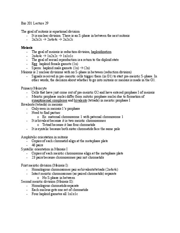 BIO 201LLB Lecture 29: Bio 201 Lecture 29 thumbnail