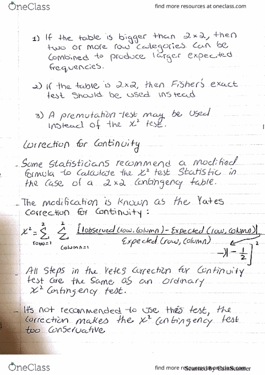 BIOL 2040 Lecture 11: continuity and Fisher exact test thumbnail