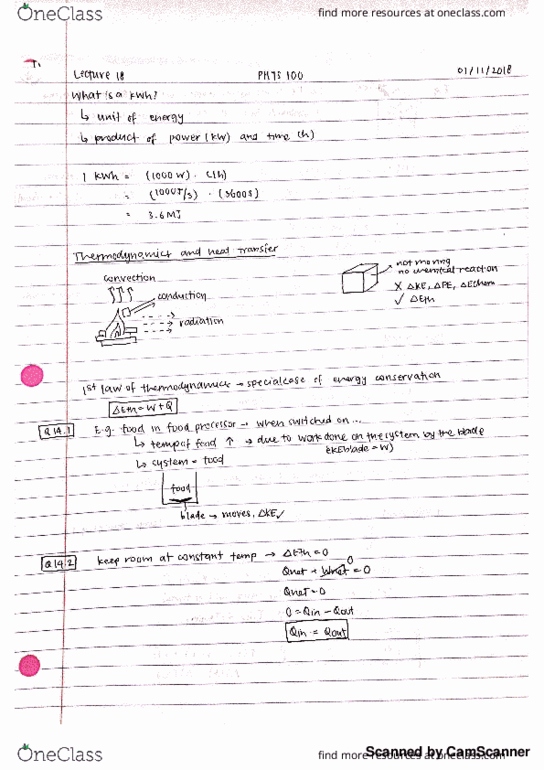 PHYS 100 Lecture 18: Heat Transfer I cover image