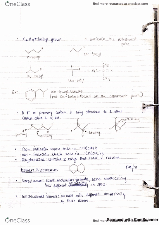 CAS CH 203 Lecture 7: Isomerism thumbnail