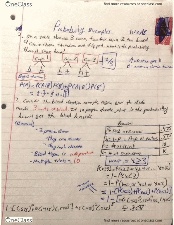 MATH 1108 Lecture 29: 11.2.18 1 cover image