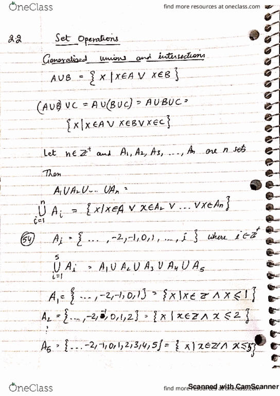 MATH 1P66 Lecture 17: Generalized Unions & Intersections cover image