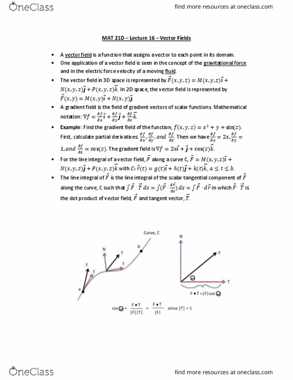 MAT 21D Lecture Notes - Lecture 16: 2D Computer Graphics, Mathematical Notation, Dot Product thumbnail
