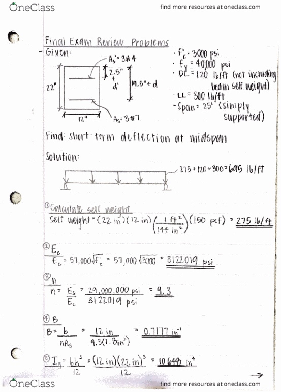 CEGR 3225 Lecture 28: CEGR 3225 Lecture 28 Final Exam Review Problems thumbnail