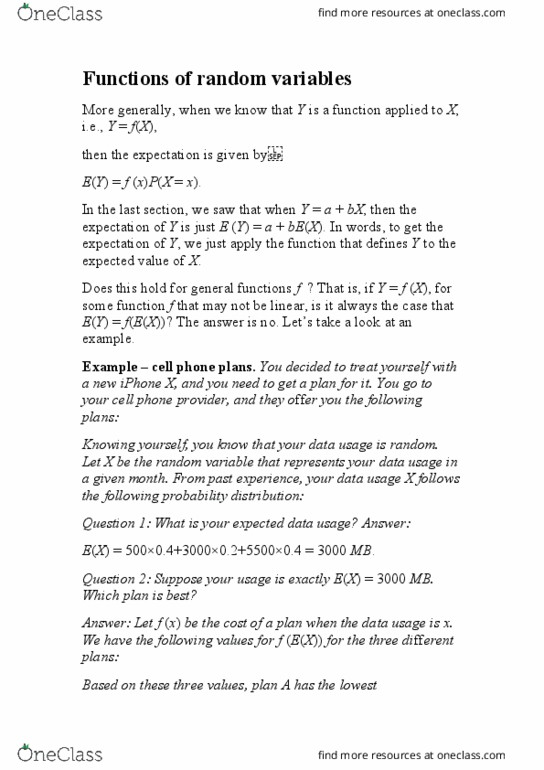 STATS 101B Chapter Notes - Chapter 2: Random Variable, Iphone X, Geometric Distribution thumbnail