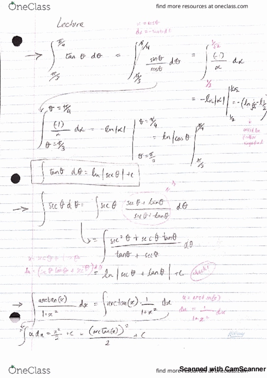 MAT 1320 Lecture 18: (Lecture14) Integration by Parts, Trig Integrals cover image