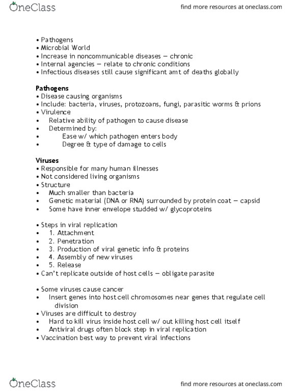 HLTB22H3 Lecture Notes - Lecture 7: Obligate Parasite, Nature Medicine, Botulinum Toxin thumbnail