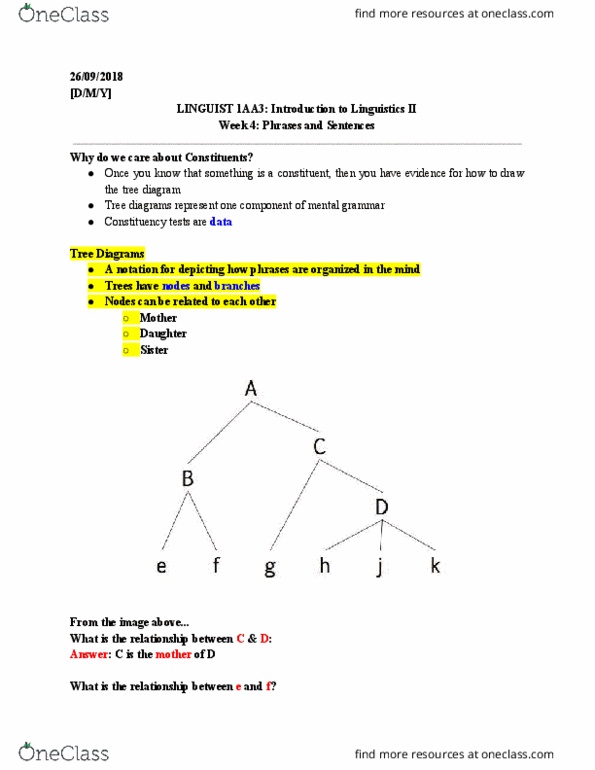 LINGUIST 1A03 Lecture 4: LINGUIST 1AA3_Week 4 thumbnail