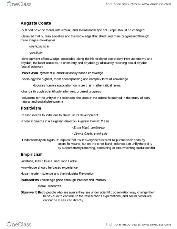 SOCY 122 Chapter Notes -Sui Generis, Catholic Theology, Carl Linnaeus thumbnail