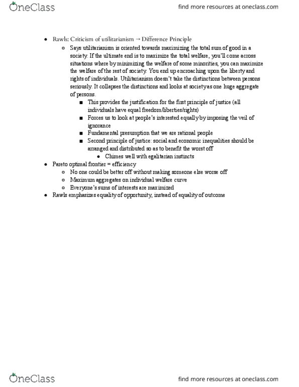 WWS 370 Lecture Notes - Pareto Efficiency thumbnail