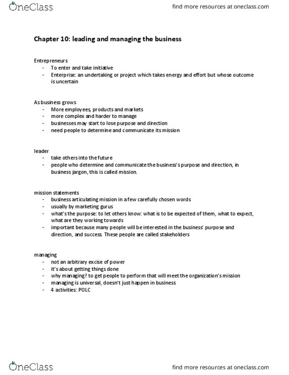 MGTA05H3 Lecture Notes - Lecture 11: Jargon thumbnail