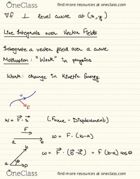 MAT 21D Lecture Notes - Lecture 20: Tangent Vector, Level Set cover image