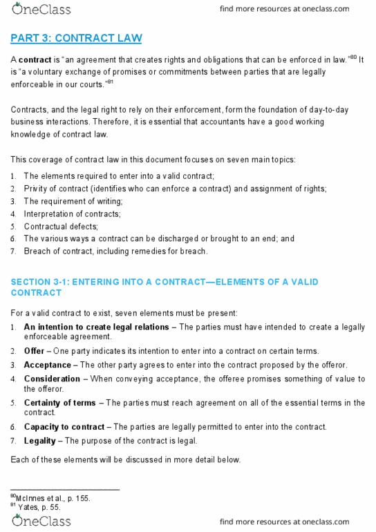 BTC1110 Lecture Notes - Lecture 1: Standard Form Contract, Young Offenders Act, Preventive Healthcare thumbnail