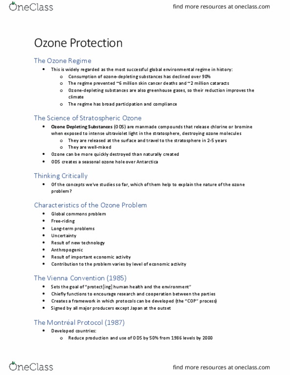 GVPT 306 Lecture Notes - Lecture 16: Global Environmental Politics, Global Commons, Bromine thumbnail