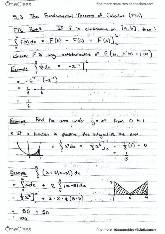 MATH 1ZA3 Lecture 29: Fundamental Theorem of Calculus cover image