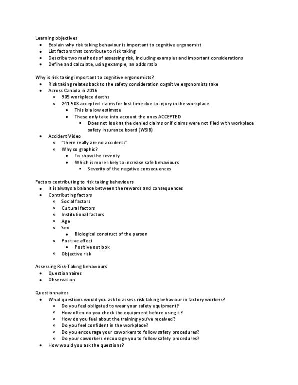 Kinesiology 3457A/B Lecture 15: Kin 3457- Lecture 15 thumbnail