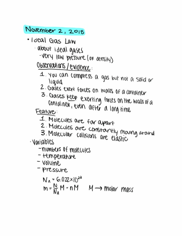 PHYSICS 1250 Lecture 34: Ideal Gas Laws cover image