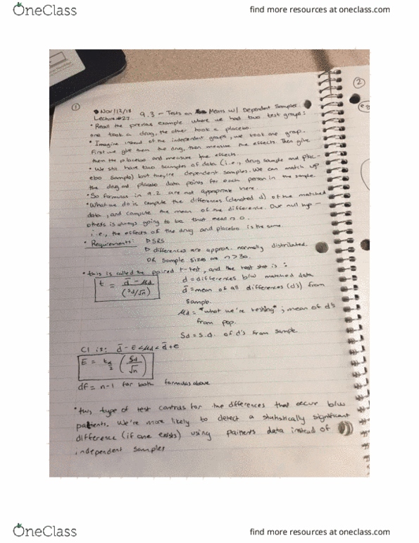 MATH 1P98 Lecture Notes - Lecture 27: Phenylalanine, Null Character cover image