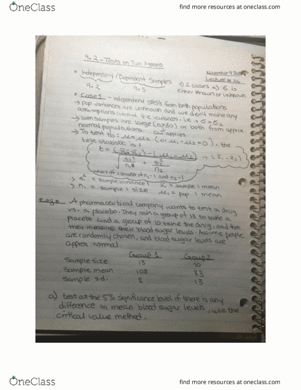 MATH 1P98 Lecture Notes - Lecture 26: Stotting, Organization Of Ukrainian Nationalists, Suger cover image