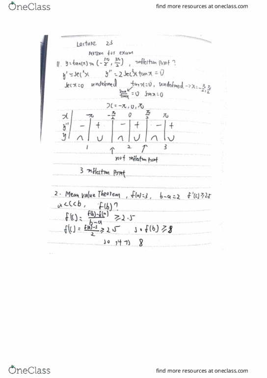 MATH 1131Q Lecture 23: practice exam 3 note cover image