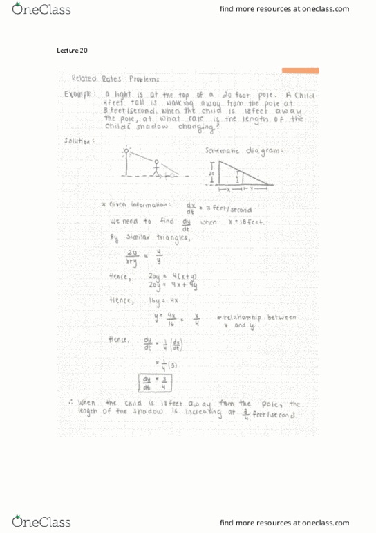 MAT135H1 Lecture 20: MAT135 Lecture 20 cover image