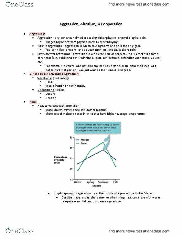 PSYB10H3 Lecture Notes - Lecture 9: Covariate, Reciprocal Altruism, Pluralistic Ignorance thumbnail