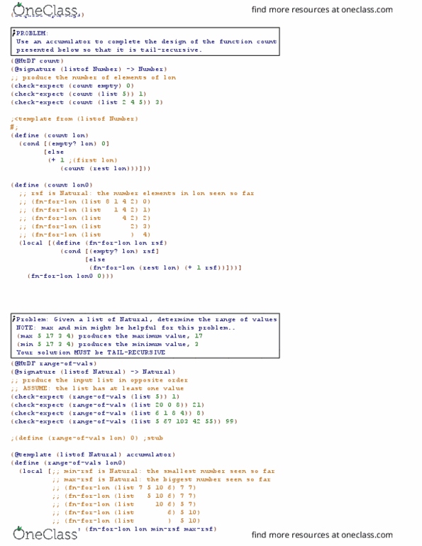 CPSC 110 Lecture Notes - Lecture 21: Binary Tree, Arity, Backtracking cover image