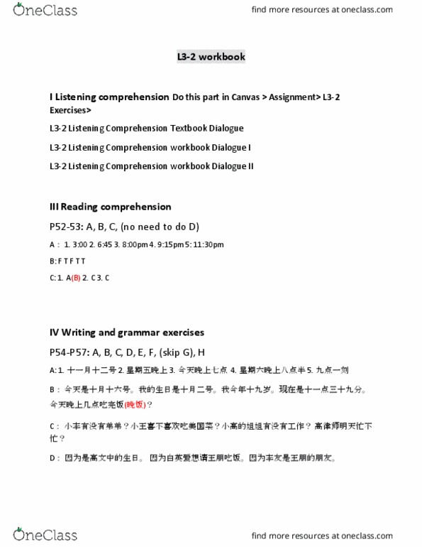 CHIN 131 Chapter 3: L3-2 workbook thumbnail