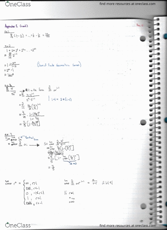 Calculus 1000A/B Lecture 41: Appendix E Sigma Notation (cont.) cover image