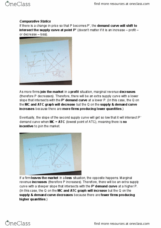 ECON 1011 Lecture Notes - Lecture 24: Demand Curve, Marginal Revenue, Statics cover image