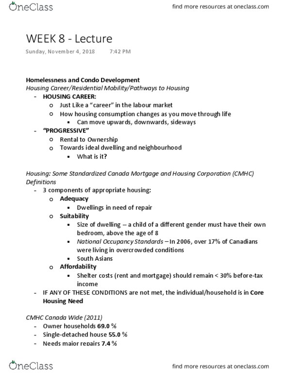GEO 793 Lecture Notes - Lecture 10: Aggressive Panhandling, Chisel, Creative Class thumbnail