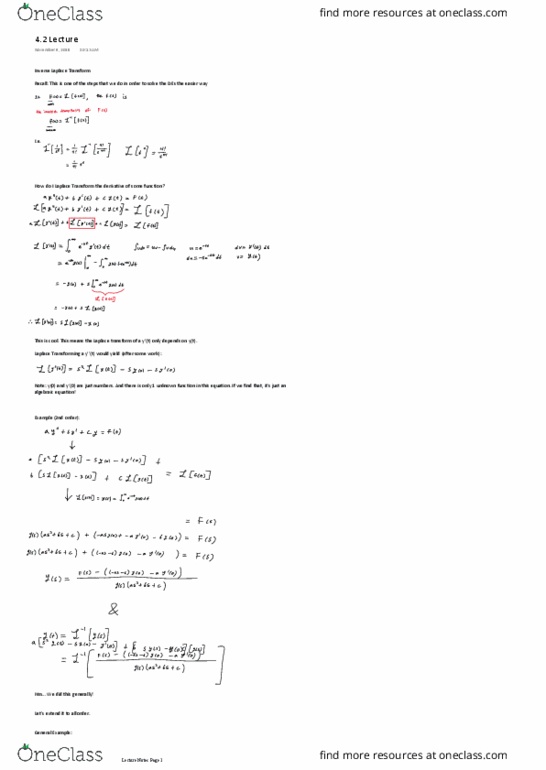 Applied Mathematics 2270A/B Lecture Notes - Lecture 17: Algebraic Equation thumbnail
