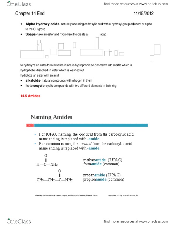 CHEM1161 Lecture Notes - Benzamide, Magic 2Ch, Paracetamol thumbnail