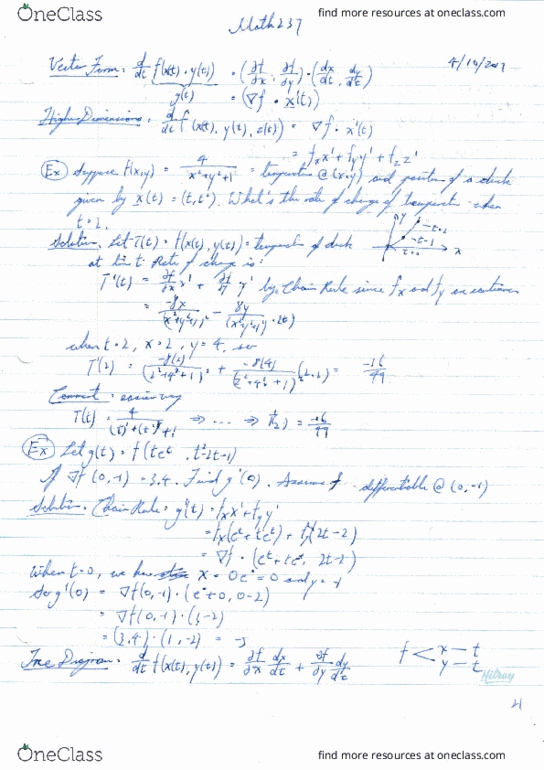 MATH237 Lecture 21: MATH237 Lecture Notes 21 thumbnail