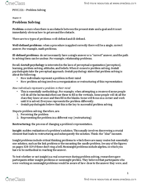 PSYC 221 Chapter Notes -Modular Arithmetic, Deep Structure And Surface Structure, Working Memory thumbnail