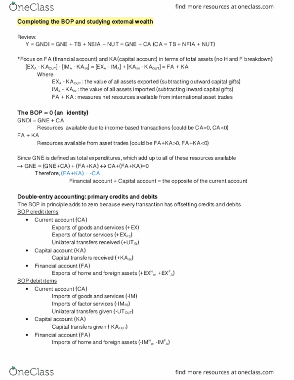 ECON 4423 Lecture Notes - Lecture 9: Ka Ina, Capital Account, Wire Transfer thumbnail