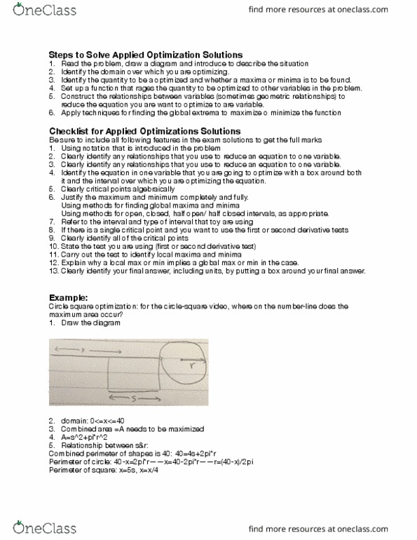 MAT135H1 Lecture Notes - Lecture 22: Situation Two cover image