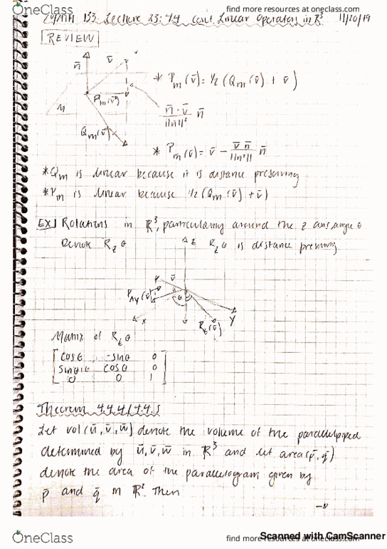 MATH 133 Lecture 23: 4.4 Linear Operators Cont. thumbnail