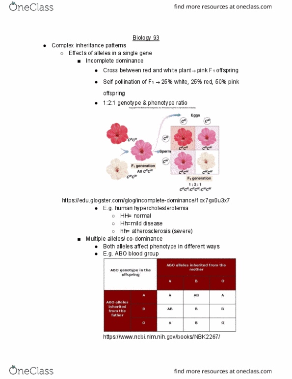 BIO SCI 93 Lecture Notes - Lecture 24: Hypercholesterolemia, Atherosclerosis, Achondroplasia cover image