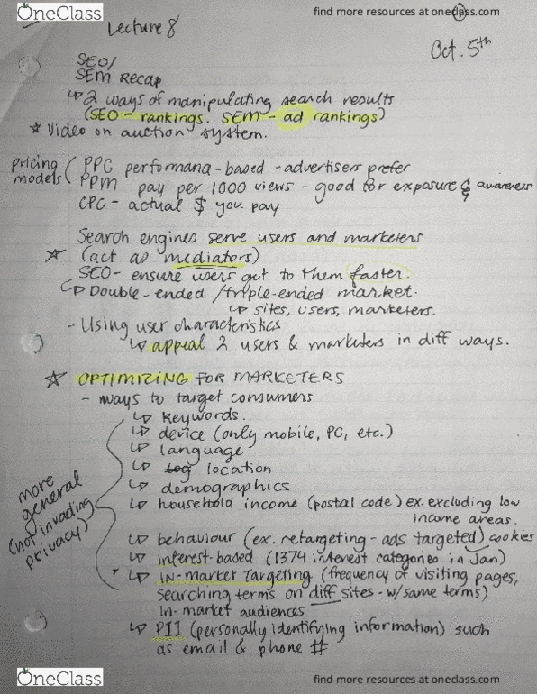 COSC 101 Lecture Notes - Lecture 10: Maton, Ob River, Navigational Aid cover image