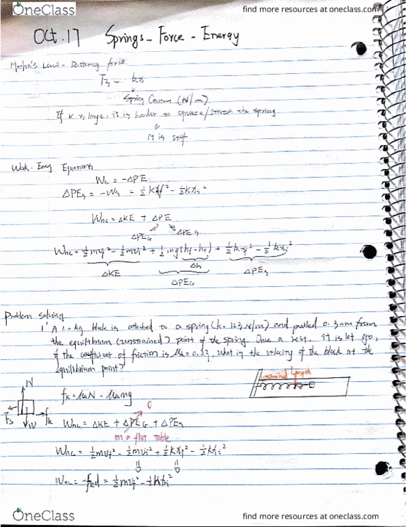 PHYS 117 Lecture 18: spring problem ii cover image